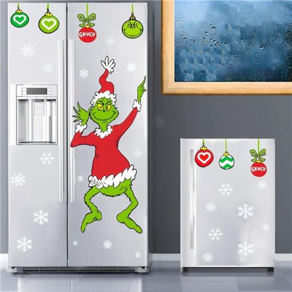 3FT Christmas Window Clings, Snowflake Stickers for Glass, Door, Wall,‎ & Fridge - Picture 6 of 8